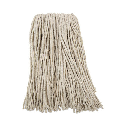 Premium Cut-End Wet Mop Heads, Cotton, 16oz, White, 12/Carton-(BWK216CCT)