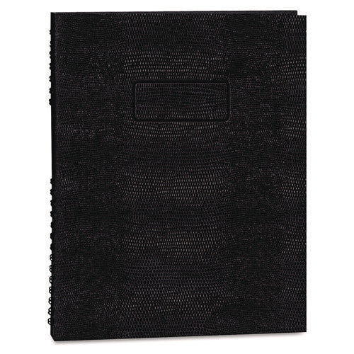 EcoLogix NotePro Executive Notebook, 1-Subject, Medium/College Rule, Black Cover, (100) 11 x 8.5 Sheets-(REDA10200EBLK)