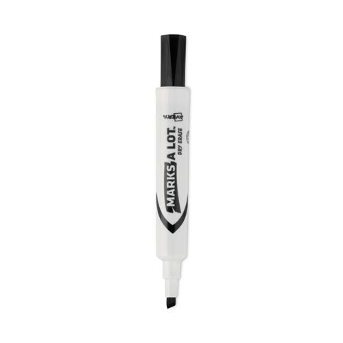 MARKS A LOT Desk-Style Dry Erase Marker Value Pack, Broad Chisel Tip, Black, 36/Pack (98207)-(AVE98207)