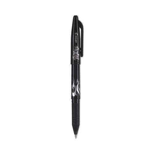 FriXion Ball Erasable Gel Pen, Stick, Fine 0.7 mm, Black Ink, Black Barrel-(PIL31550)