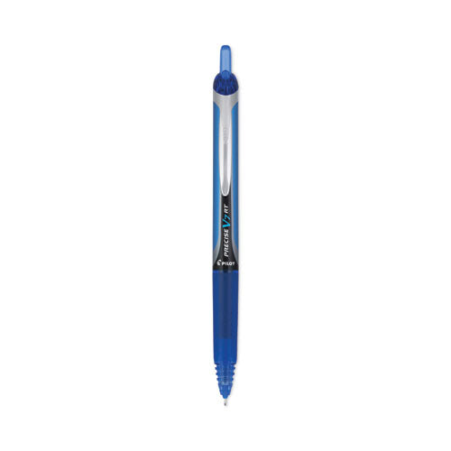 Precise V7RT Roller Ball Pen, Retractable, Fine 0.7 mm, Blue Ink, Blue Barrel-(PIL26068)