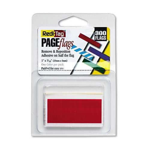 Removable/Reusable Page Flags, Red, 300/Pack-(RTG20022)