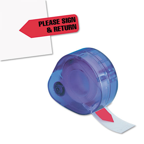 Arrow Message Page Flags in Dispenser, "Please Sign and Return", Red, 120 Flags/Dispenser-(RTG81344)