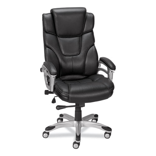 Alera Maurits Highback Chair, Supports Up to 275 lb, Black Seat/Back, Chrome Base-(ALEMR41B19)