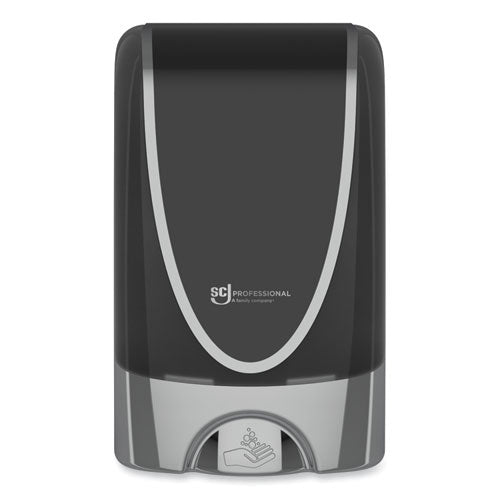 TouchFREE Ultra Dispenser, 1.2 L, 6.7 x 4 x 10.9, Black/Chrome, 8/Carton-(SJNTF2CHR)