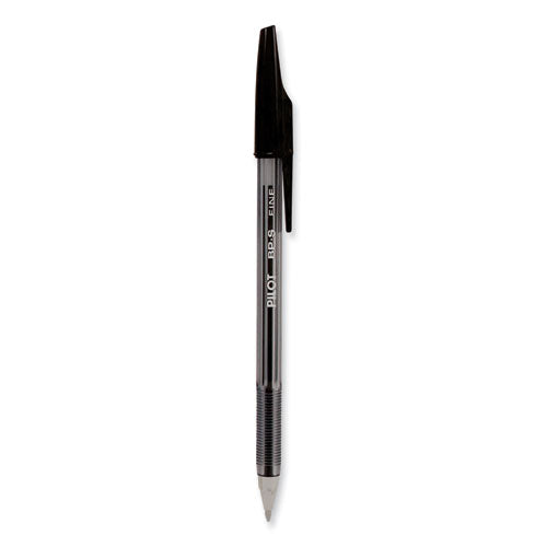 Better Ballpoint Pen, Stick, Fine 0.7 mm, Black Ink, Smoke Barrel, Dozen-(PIL35011)