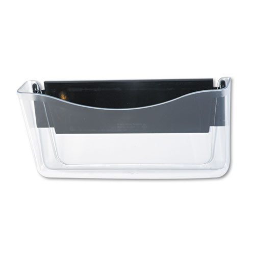 Unbreakable Magnetic Wall File, A4/Letter Size, 13.75" x 3" x 6.63", Clear-(RUB65986)