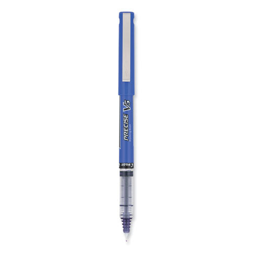Precise V5 Roller Ball Pen, Stick, Extra-Fine 0.5 mm, Purple Ink, Purple Barrel, Dozen-(PIL25106)