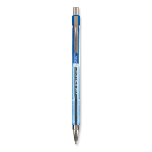 Better Ballpoint Pen, Retractable, Medium 1 mm, Blue Ink, Translucent Blue Barrel, Dozen-(PIL30006)