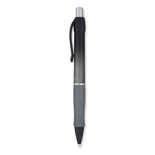 G2 Pro Gel Pen, Retractable, Fine 0.7 mm, Black Ink, Gray Barrel-(PIL31147)