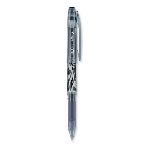 FriXion Point Erasable Gel Pen, Stick, Extra-Fine 0.5 mm, Black Ink, Black Barrel-(PIL31573)