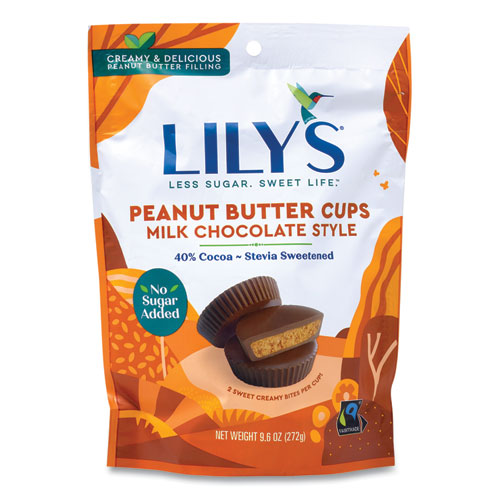 Milk Chooclate Peanut Butter Cups, 9.6 oz Bag, Ships in 1-3 Business Days-(GRR22002042)