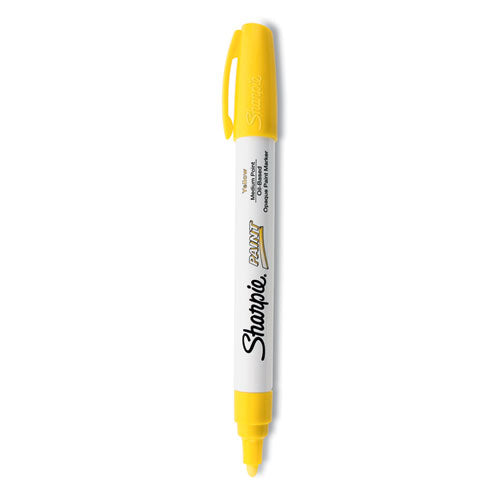 Permanent Paint Marker, Medium Bullet Tip, Yellow-(SAN35554)