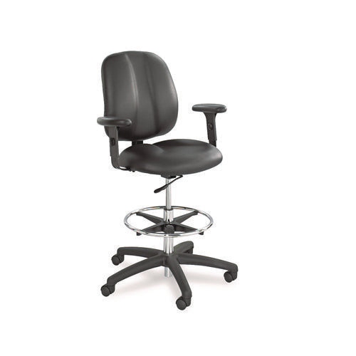 Adjustable T-Pad Arms for Safco Apprentice Series Chairs, 4.13 x 10.25 x 10, Black, 2/Set-(SAF6689BL)