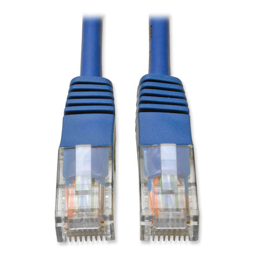 CAT5e 350 MHz Molded Patch Cable, 10 ft, Blue-(TRPN002010BL)