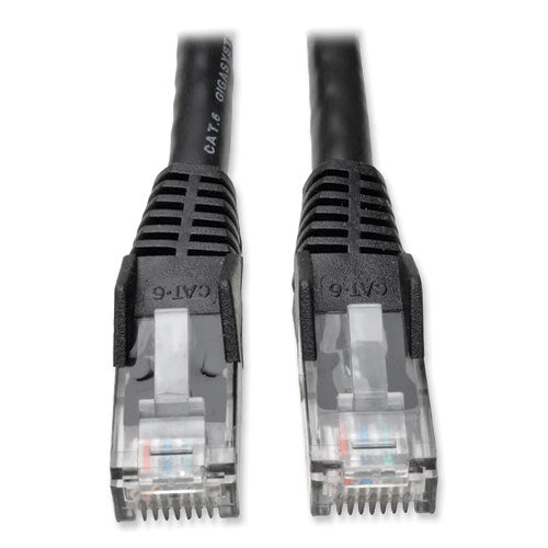 CAT6 Gigabit Snagless Molded Patch Cable, 14 ft, Black-(TRPN201014BK)