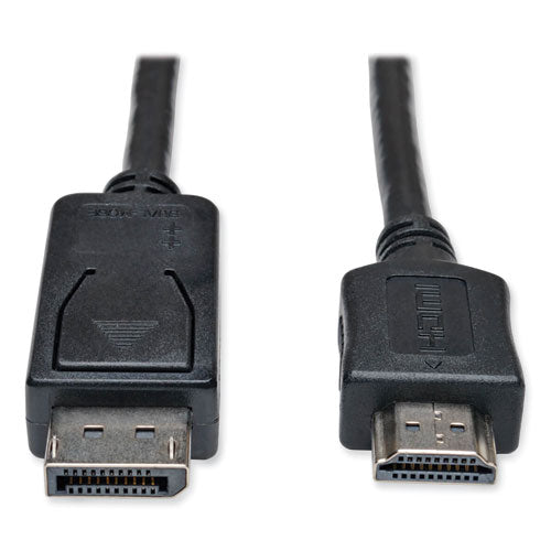 DisplayPort to HDMI Adapter Cable, 3 ft, Black-(TRPP582003)