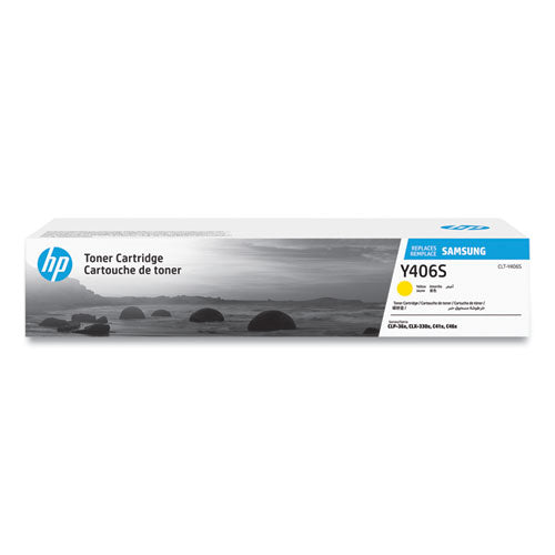 SU466A (CLT-Y406S) Toner, 1,000 Page-Yield, Yellow-(HEWSU466A)