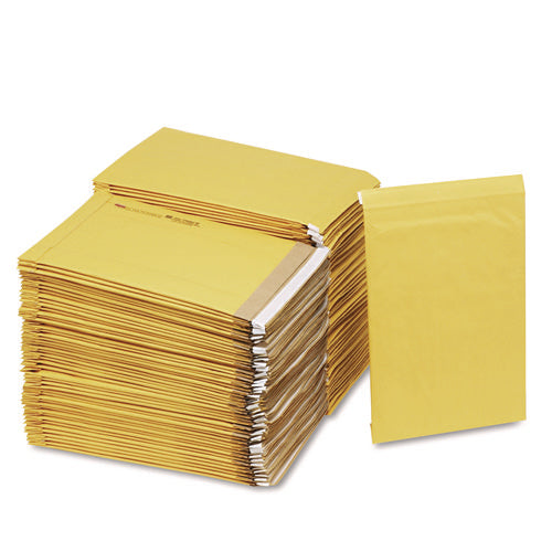 Jiffy Padded Mailer, #5, Paper Padding, Self-Adhesive Closure, 10.5 x 16, Golden Kraft, 100/Carton-(SEL86708)