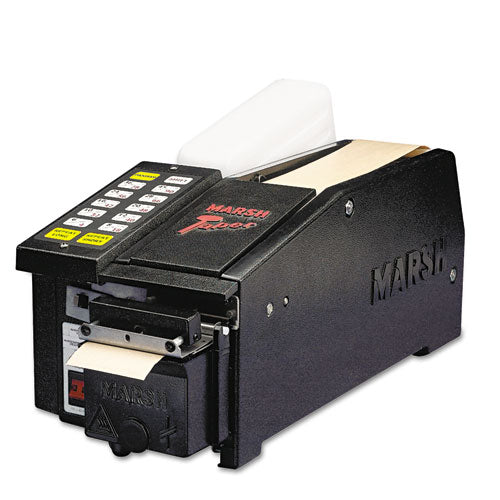 Electric Tape Dispenser for Gummed Packing Tape, 3" Core, 48 oz Reservoir, Steel Blades, Black-(UNV899867)