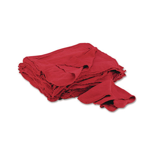 Red Shop Towels, Cloth, 14 x 15, 50/Pack-(UFSN900RST)